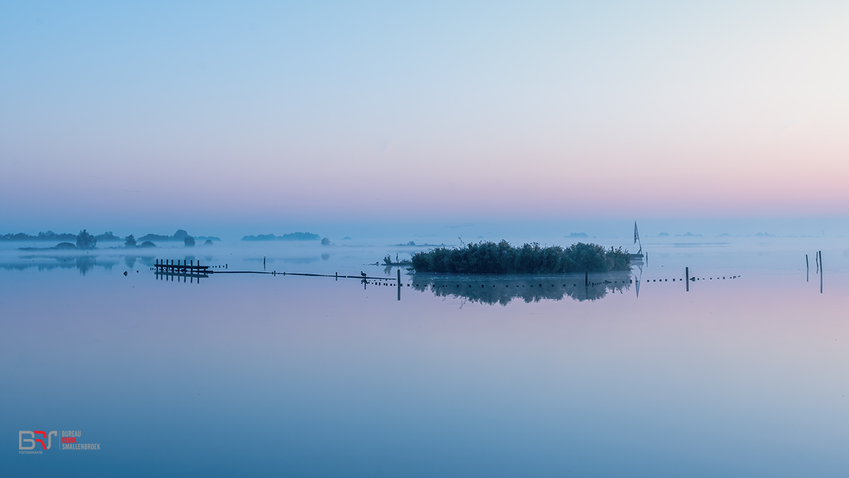 Leekstermeer voor zonsopkomst Pastels