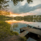 zonsondergang Lettelberterplas