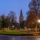 Martinikerkhof tijds blue hour