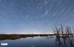 Startrail Tusschenwater De Groeve