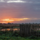 zonsondergang bij de Mijmerbank De ONlanden