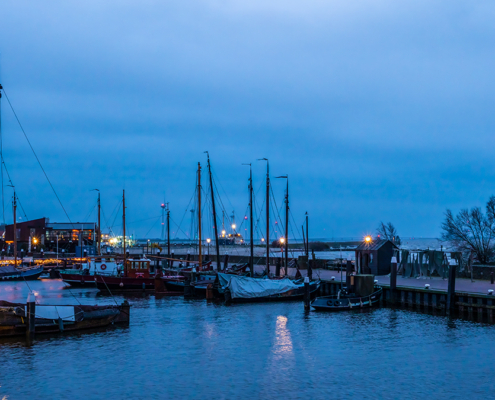 Urk voor zonsopkomst vanaf de Stavershoogte